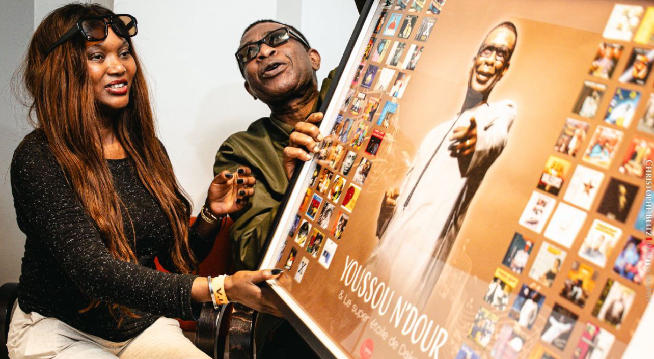 Rencontre de Youssou  N'Dour et Nancy Mbaye